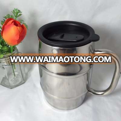 Wholesale 500ml double wall stainless steel vacuum insulated coffee tumbler with lid/tumbler stainless steel