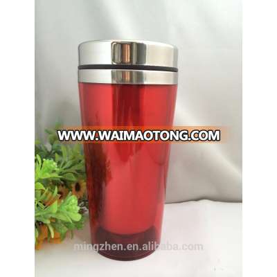 2016 BPA free double wall stainless steel auto travel mug with customized requirements